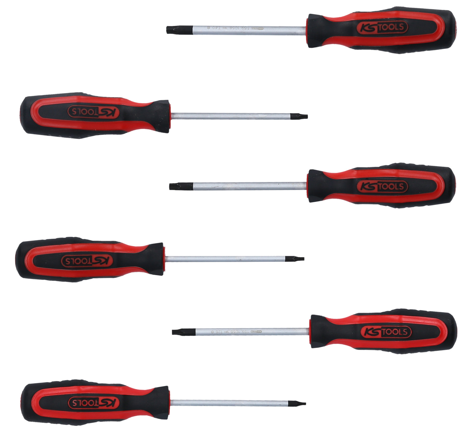 Image of KS tools Schroevendraaier Set Torx met boring Chroom Vanadium