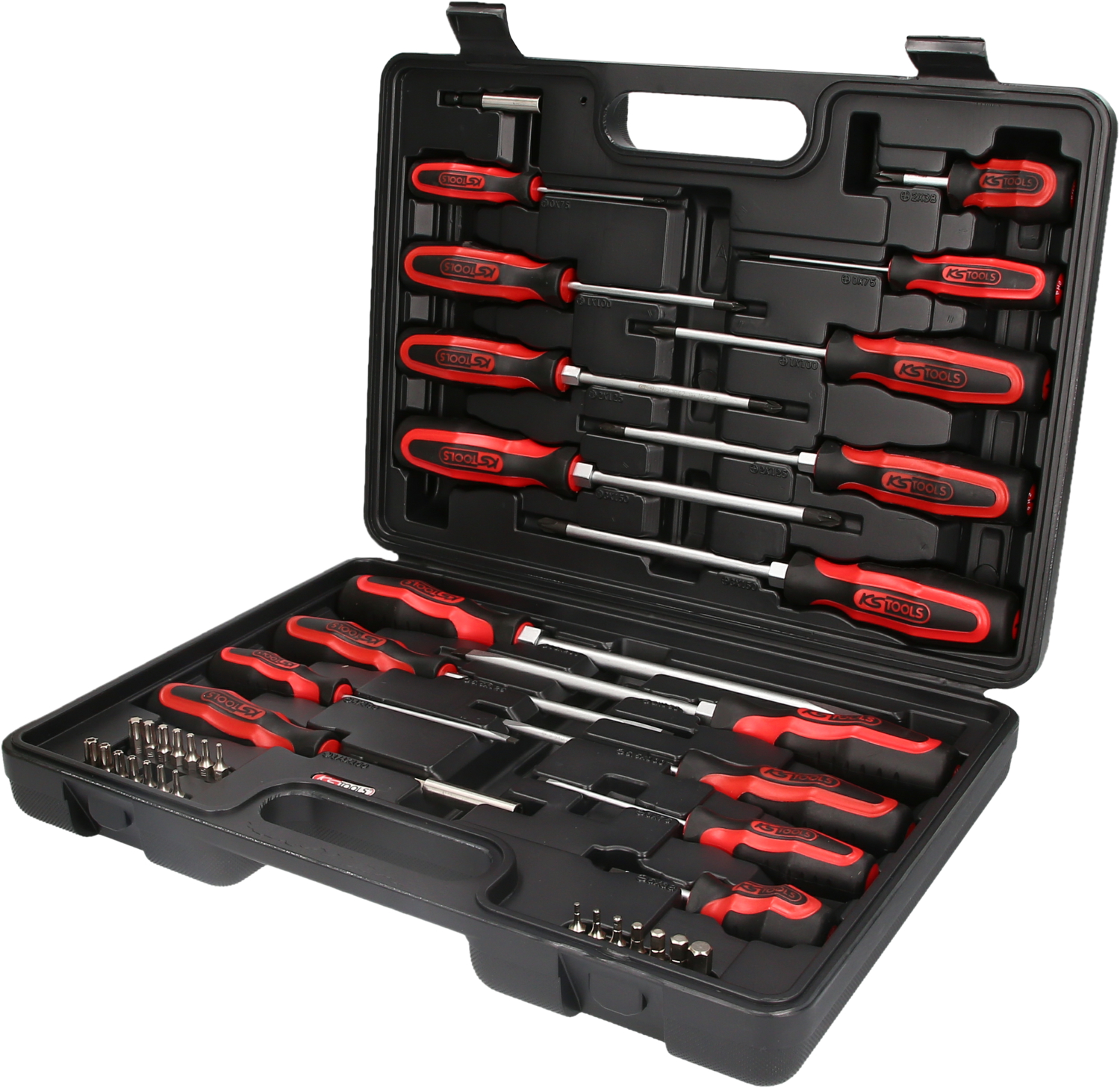 Image of KS tools Schroevendraaier- en bitset Chroom Vanadium