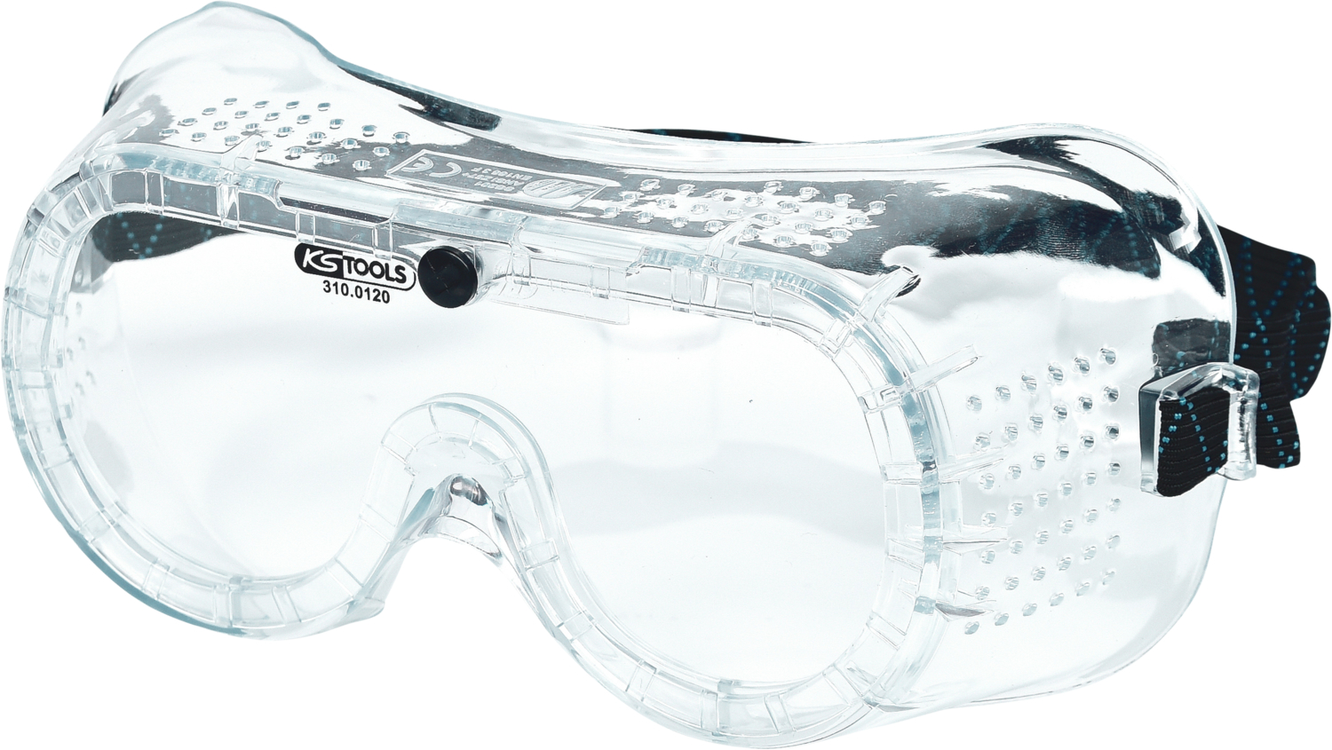 Image of KS tools Veiligheidsbril Elastische hoofdband Zacht PVC