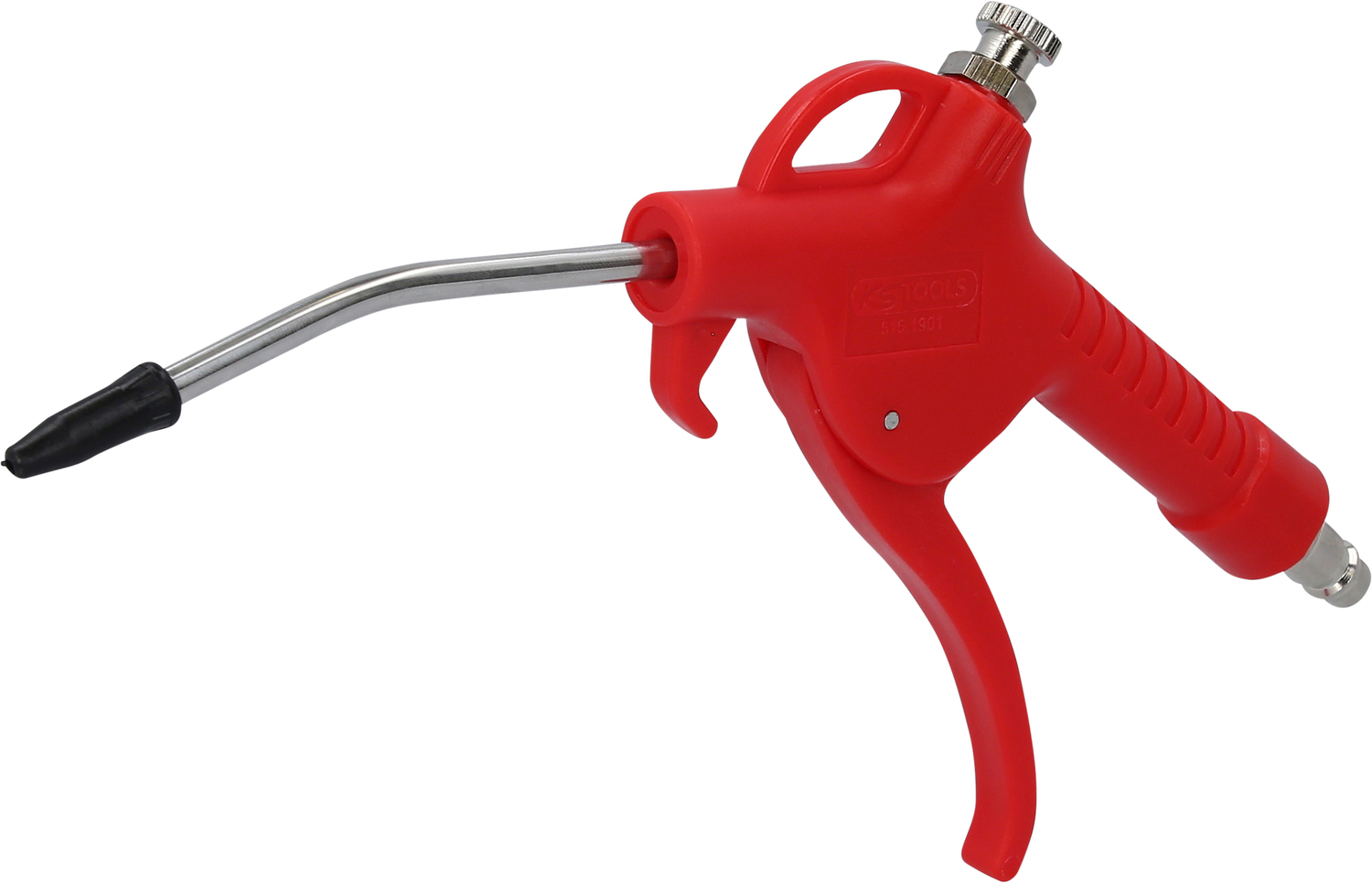Image of KS tools Blaaspistool Met Doorstroomregelaar Rood Kunststof