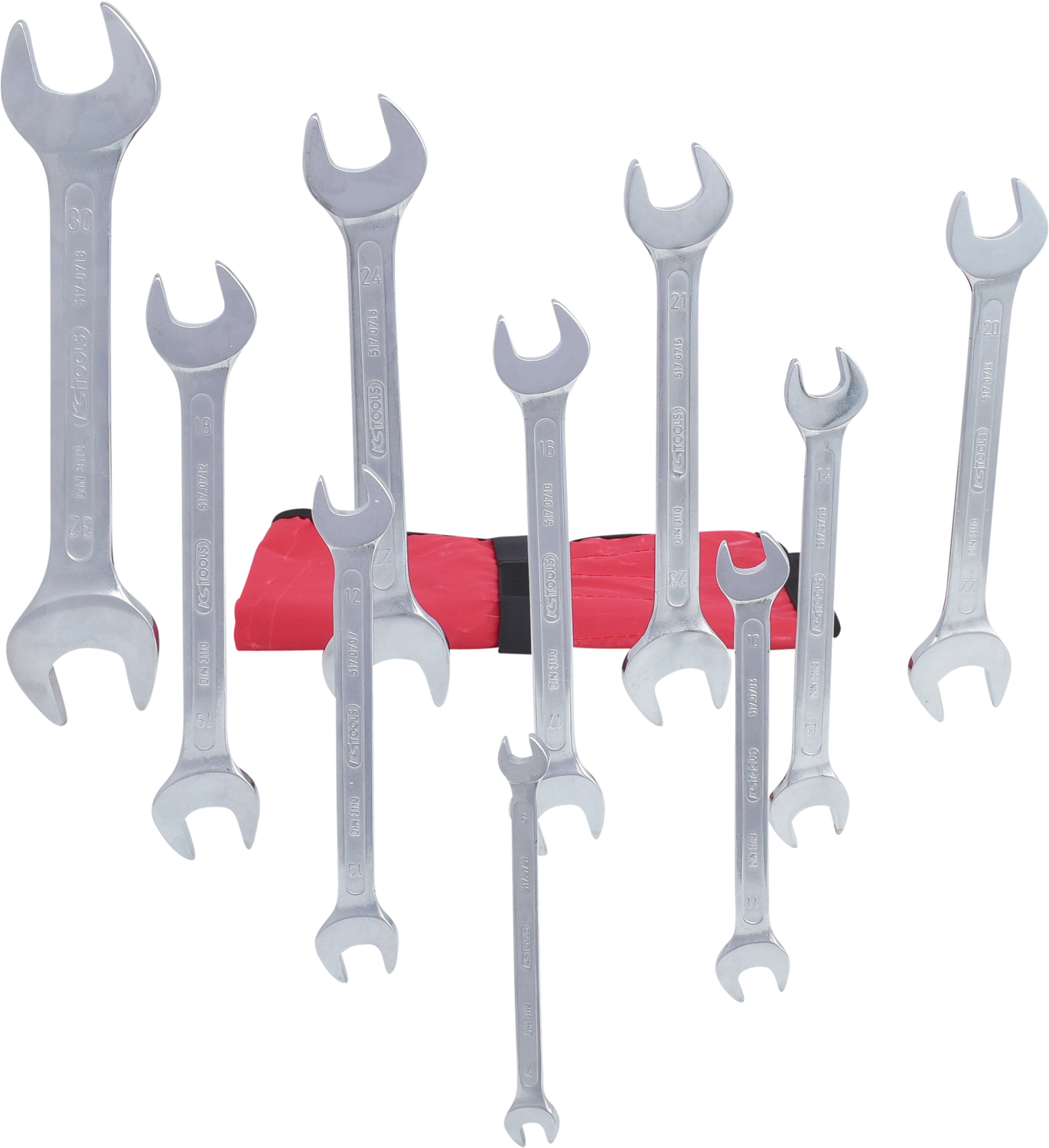 Image of KS tools Steeksleutel 6x7-30x32mm Chroom Vanadium