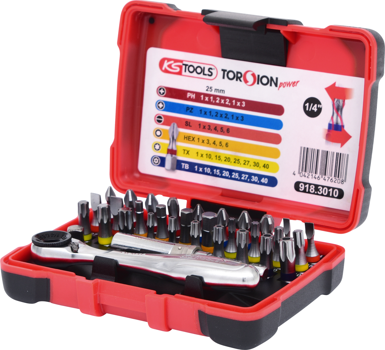 Image of KS tools Doppenset TORSIONpower Staal