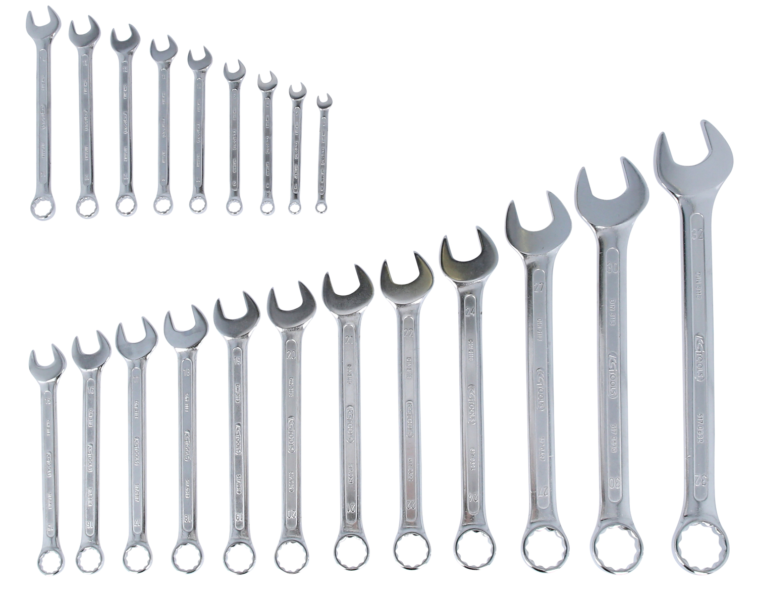 Image of KS tools Ring-steeksleutel 6-32mm Chroom Vanadium