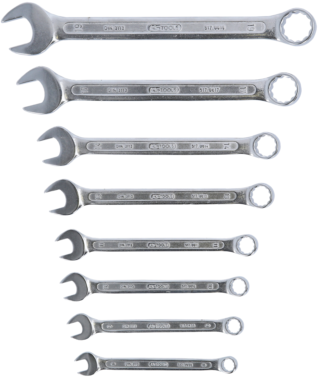 Image of KS tools Ring-steeksleutel 8-19mm Chroom Vanadium