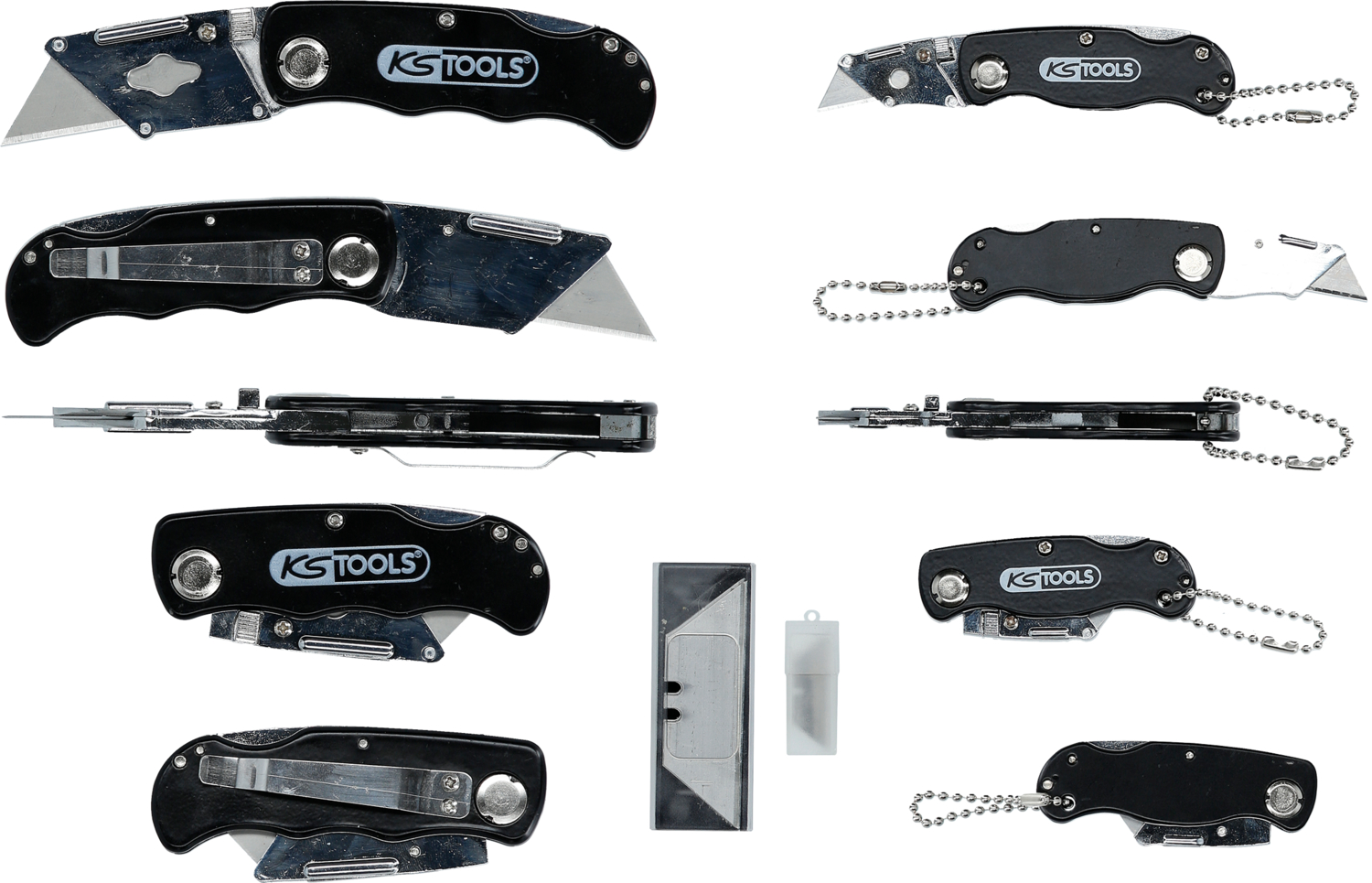 Image of KS tools Klapmes met vergrendeling Metaal
