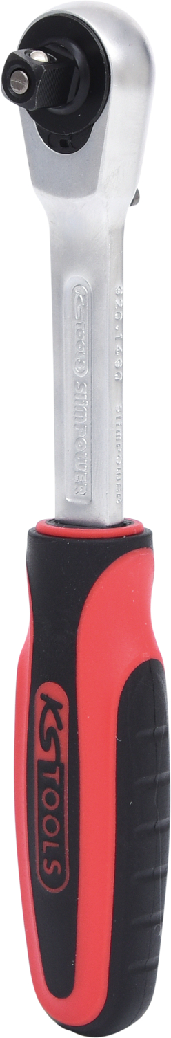 Image of KS tools Omschakelbare ratel slimPOWER Chroom Vanadium