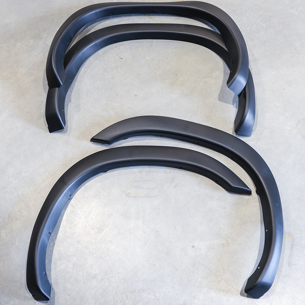 Image of ABS Dynamics Voor en Achter Scherm Verbreders Zwart ABS Plastic Dodge Ram