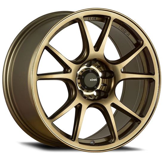 Image of König Freeform Velgen 15 Inch 9.5J ET29 4x100 Radium Bronze