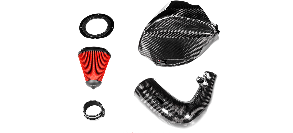 Image of Eventuri Lucht Inlaat Type L V2 Carbon BMW 3-serie