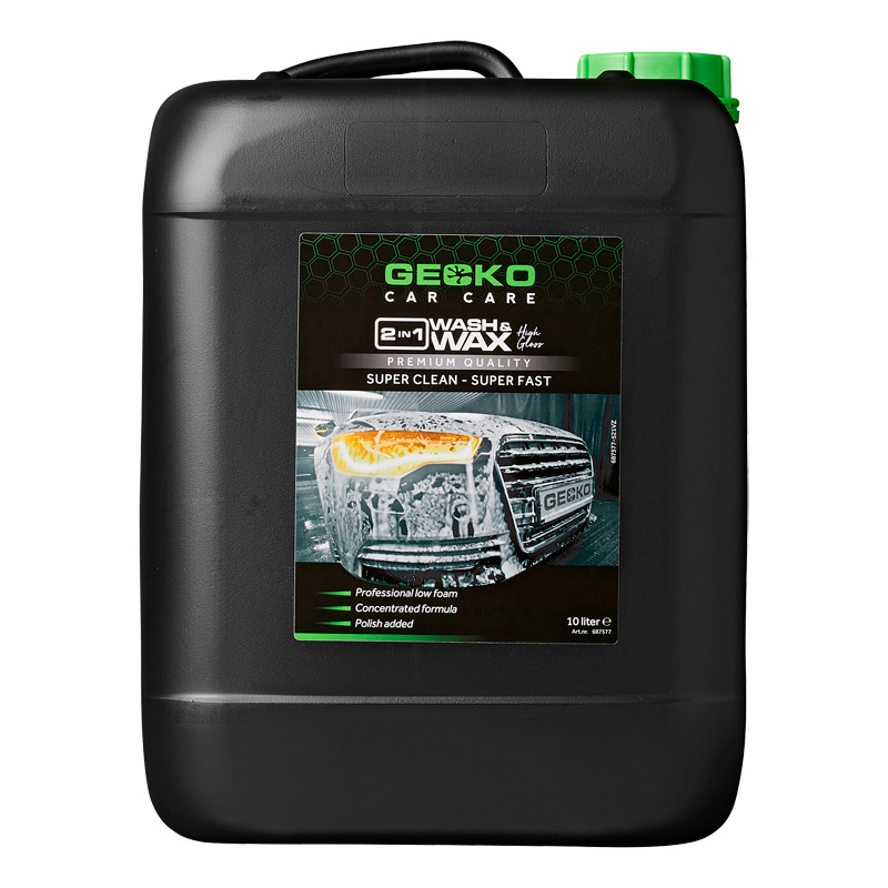 Image of Gecko Shampoo & Wax 2 in 1 10 Liter