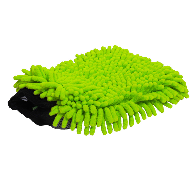 Image of Gecko Washandschoen 2 in 1 Groen Microfiber