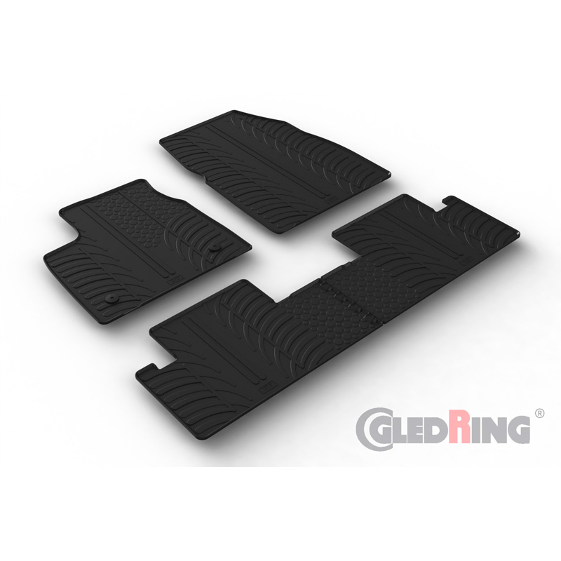 Image of Gledring Automatten Zwart Rubber Renault Mégane
