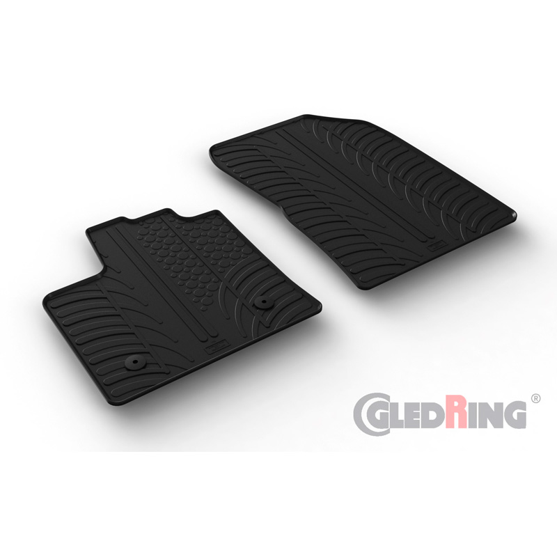 Image of Gledring Automatten Zwart Rubber Renault Express Cargo