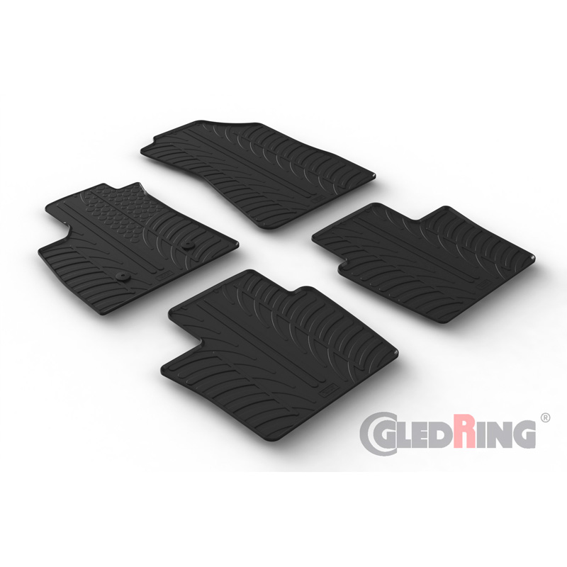 Image of Gledring Automatten Zwart Rubber Renault Espace