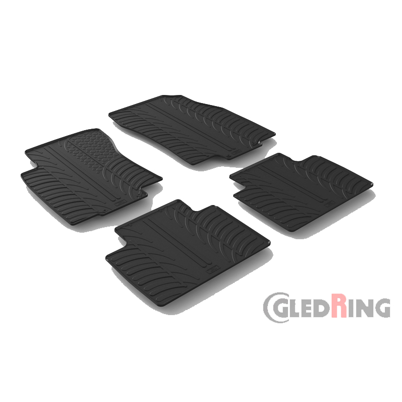 Image of Gledring Automatten Zwart Rubber Renault Koleos
