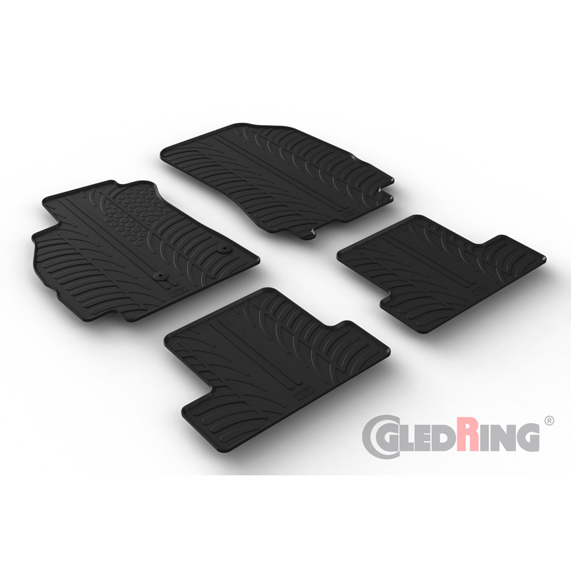 Image of Gledring Automatten Zwart Rubber Renault Mégane