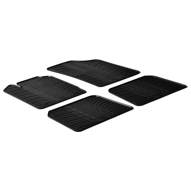 Image of Gledring Automatten Zwart Rubber Renault Clio
