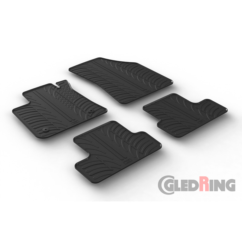 Image of Gledring Automatten Zwart Rubber Renault Mégane