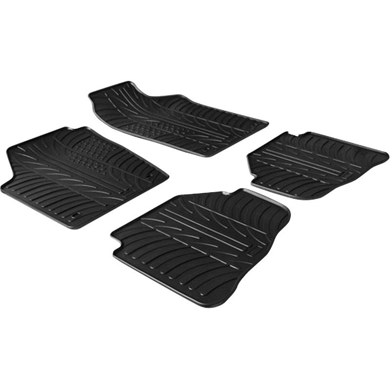 Image of Gledring Automatten Zwart Rubber Volkswagen Fox