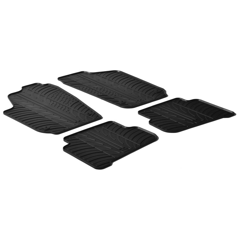 Image of Gledring Automatten Zwart Rubber Volkswagen Polo