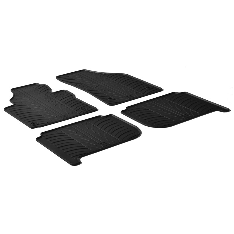 Image of Gledring Automatten Zwart Rubber Volkswagen Touran
