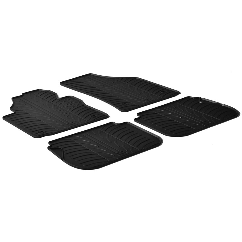Image of Gledring Automatten Zwart Rubber Volkswagen Caddy
