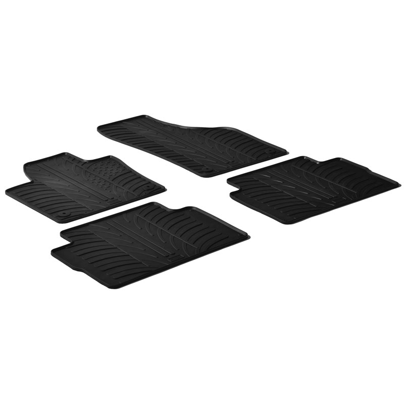 Image of Gledring Automatten Zwart Rubber Seat,Volkswagen