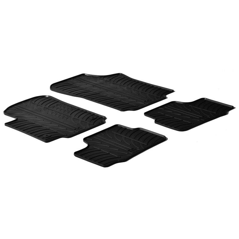 Image of Gledring Automatten Zwart Rubber Seat,Volkswagen