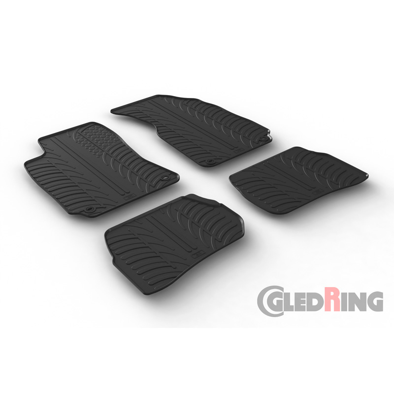 Image of Gledring Automatten Zwart Rubber Volkswagen Passat