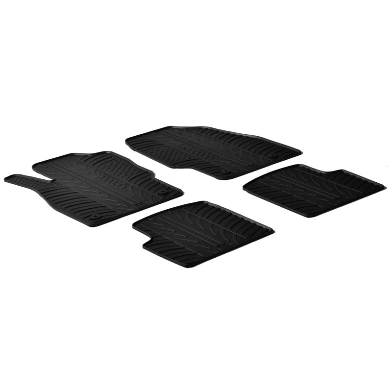 Image of Gledring Automatten Zwart Rubber Opel Corsa