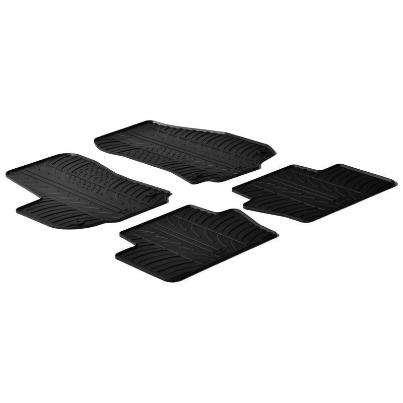Image of Gledring Automatten Zwart Rubber Opel Zafira