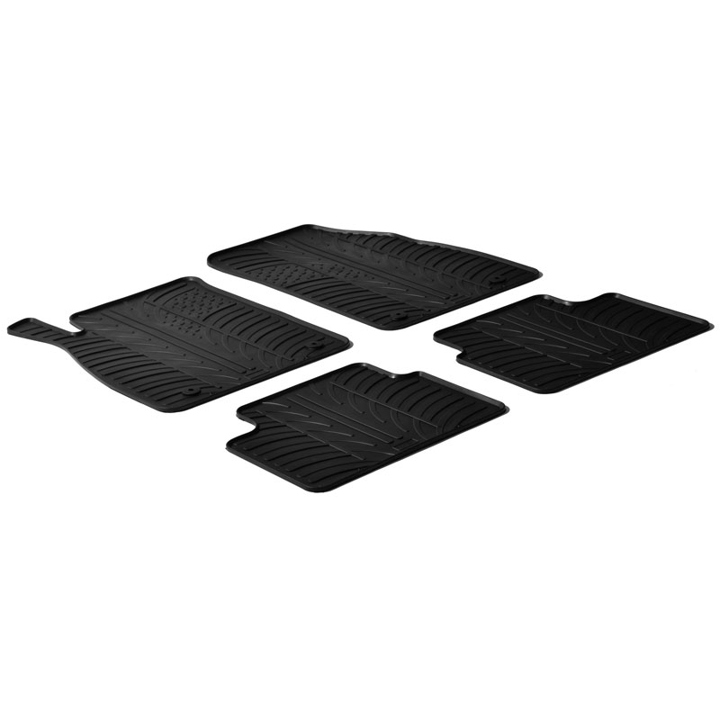 Image of Gledring Automatten Zwart Rubber Opel Insignia