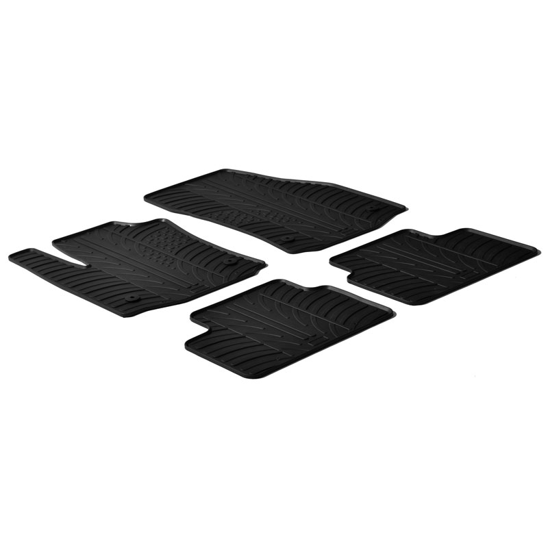 Image of Gledring Automatten Zwart Rubber Opel Meriva
