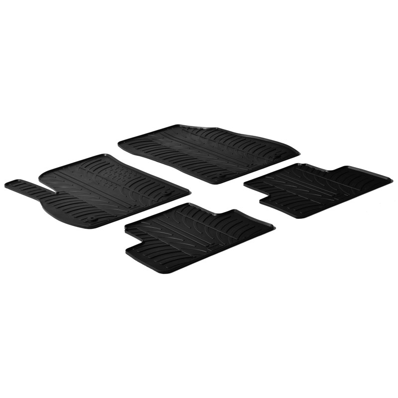 Image of Gledring Automatten Zwart Rubber Opel Zafira