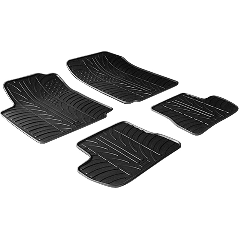 Image of Gledring Automatten Zwart Rubber Citroen C2
