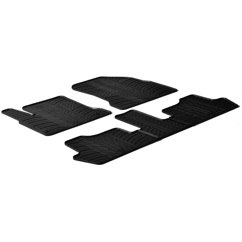 Image of Gledring Automatten Zwart Rubber Citroen C4