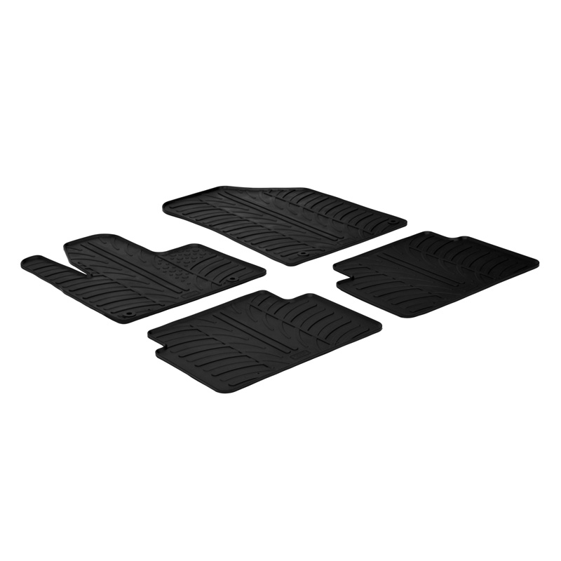 Image of Gledring Automatten Zwart Rubber Citroen C5