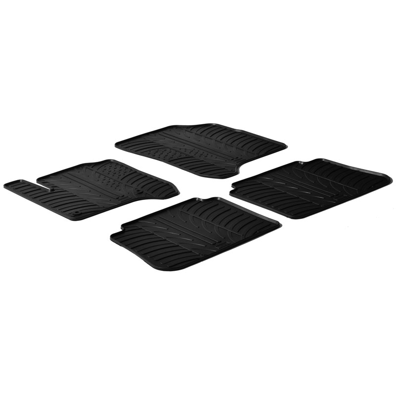 Image of Gledring Automatten Zwart Rubber Citroen C3
