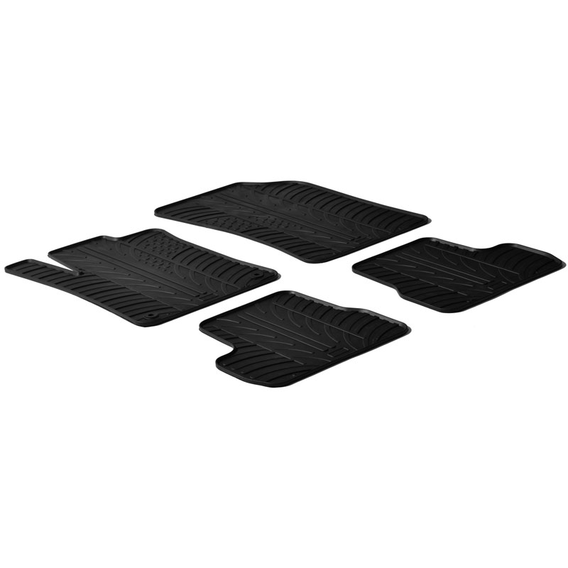Image of Gledring Automatten Zwart Rubber Citroen C3