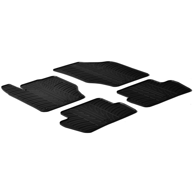 Image of Gledring Automatten Zwart Rubber Citroen C4