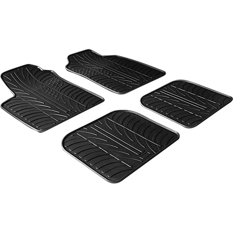 Image of Gledring Automatten Zwart Rubber Fiat Panda