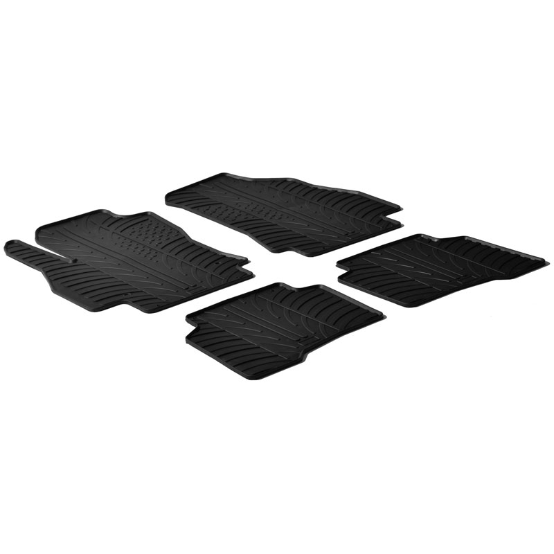 Image of Gledring Automatten Zwart Rubber Citroen,Peugeot