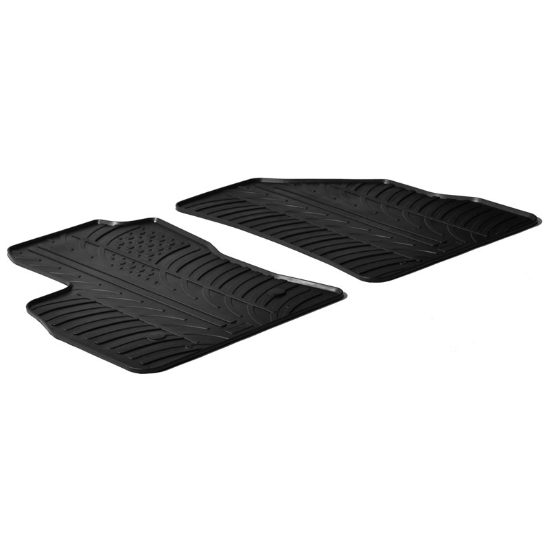 Image of Gledring Automatten Zwart Rubber Fiat, Opel Doblo