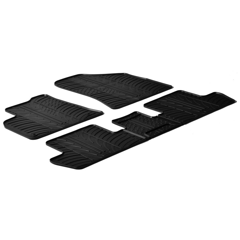 Gledring Automatten Zwart Rubber Peugeot 3008, 5008