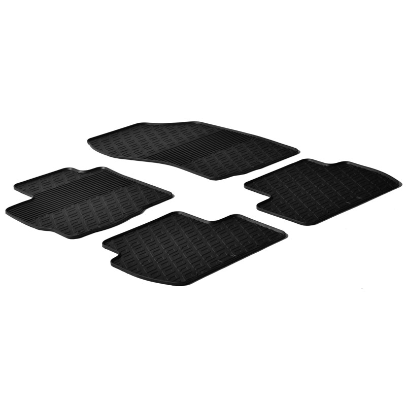 Gledring Automatten Zwart Rubber Citroen,Peugeot 4007