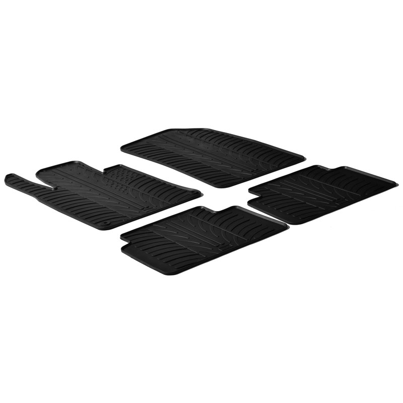 Gledring Automatten Zwart Rubber Peugeot 508