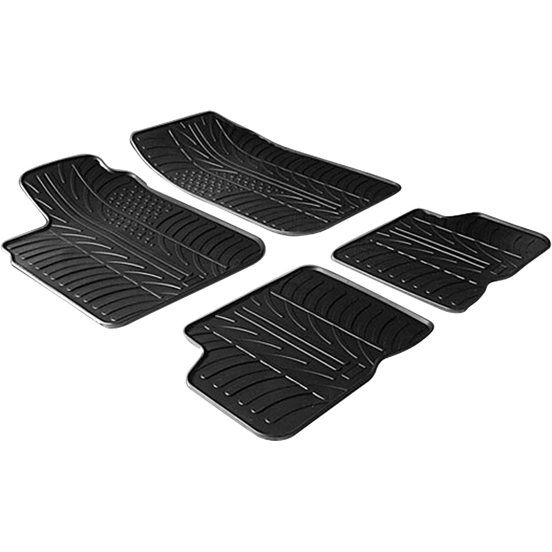 Gledring Automatten Zwart Rubber Dacia Logan