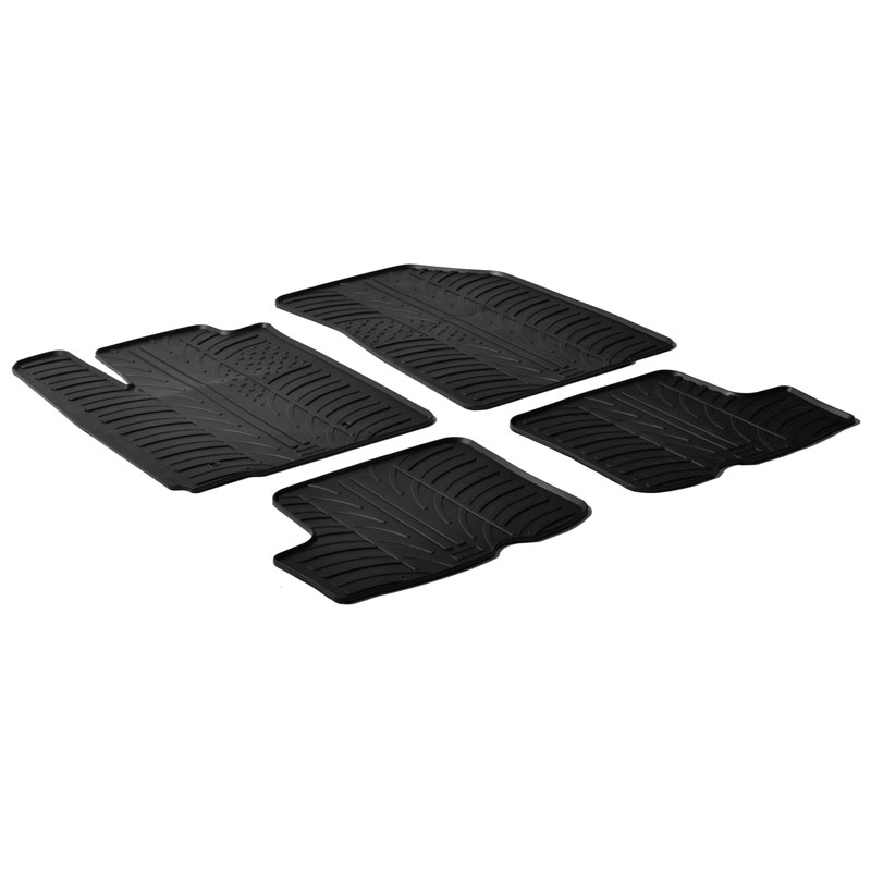 Gledring Automatten Zwart Rubber Dacia Sandero