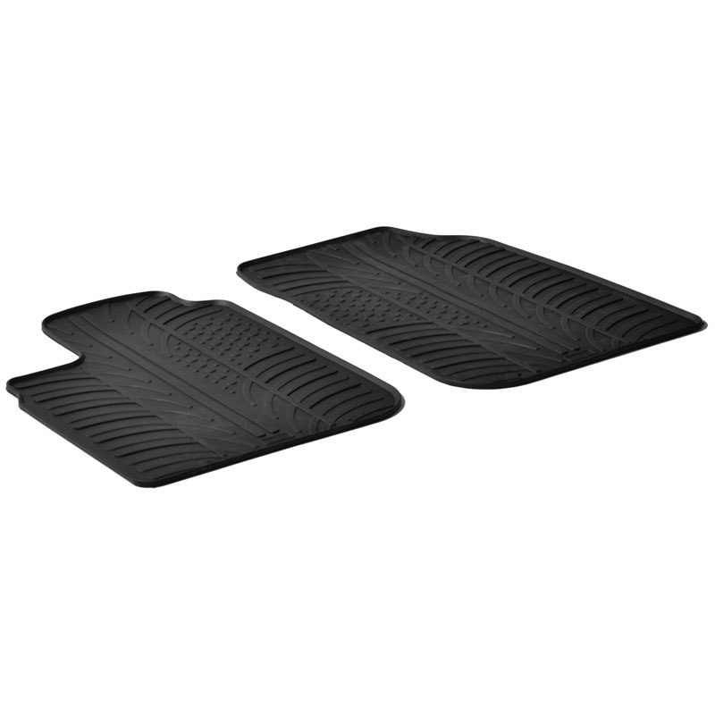 Gledring Automatten Zwart Rubber Dacia Logan