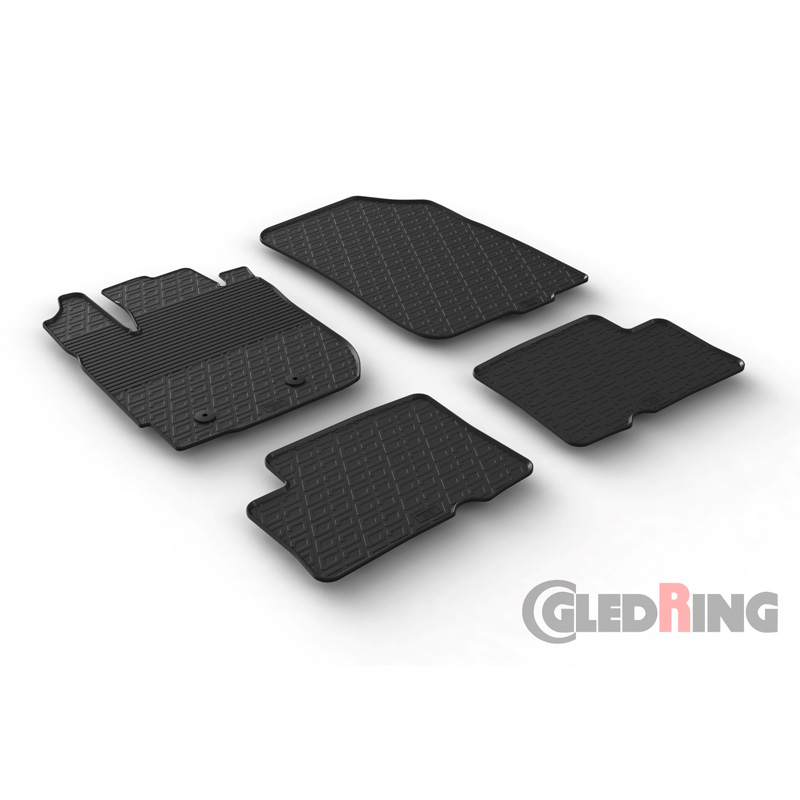 Image of Gledring Automatten Zwart Rubber Dacia Duster